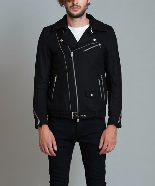 NO ID.（ノーアイディー） 革ジャン ライダース メンズ : ZOZOTOWN