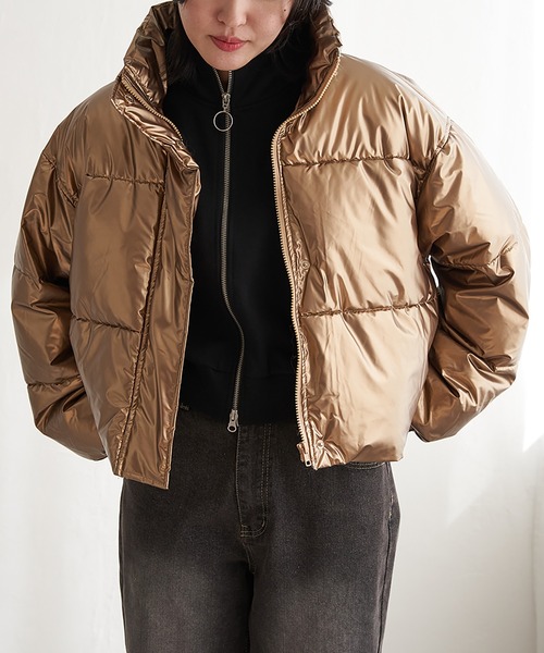 VENCE EXCHANGE ダウンコート ダウンジャケット メタリック中綿