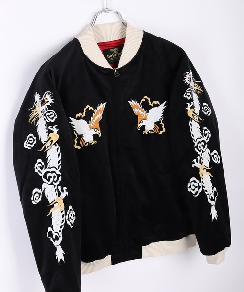 HOUSTON（ヒューストン） スカジャン 別珍スカジャン（アラスカクマ