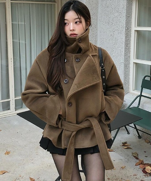 BEAUTY＆YOUTH UNITED ARROWS ダッフルコート SMALL ブルー レディース