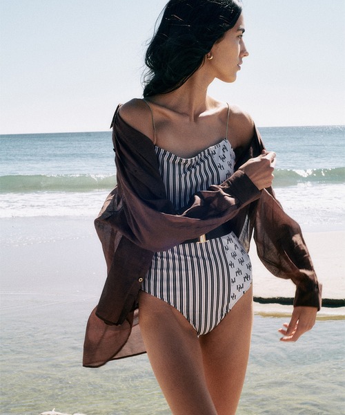 anuans（アニュアンス） 水着 ベルテッドワンピーススウィムウェア