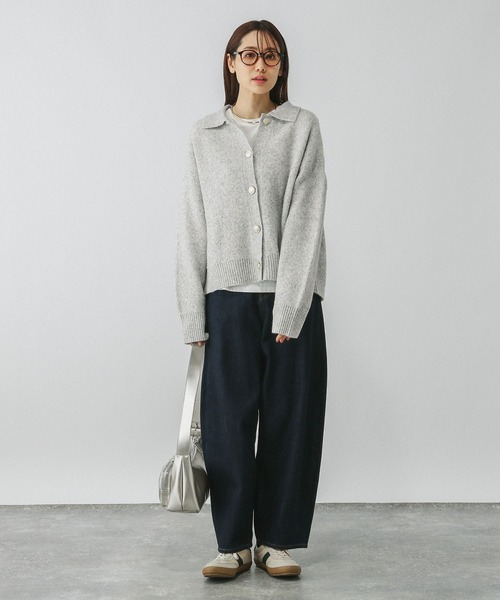 GLOBAL WORK（グローバルワーク） カーディガン ポロ衿ニット