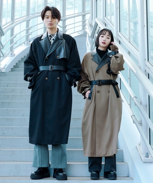 Ellno Loset（エルノロゼット） トレンチコート コート 切り替え