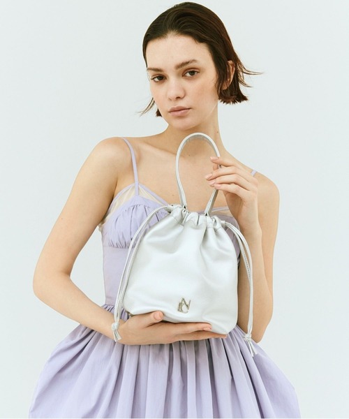 NICAL ショルダーバッグ バッグ 「本革」「NICAL」巾着ショルダー