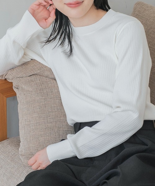 plage（プラージュ） Vネックニット - ホワイト レディース : ZOZOTOWN