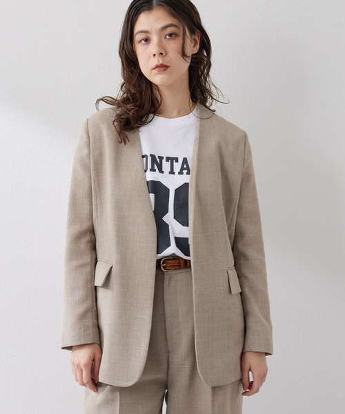 Whim Gazette（ウィム ガゼット） ジャケット ノーカラージャケット