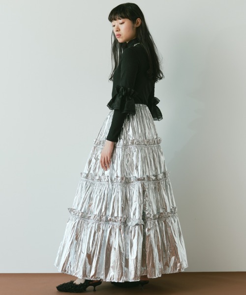 PERNA（ペルナ） スカート フリルティアードスカート : ZOZOTOWN Yahoo