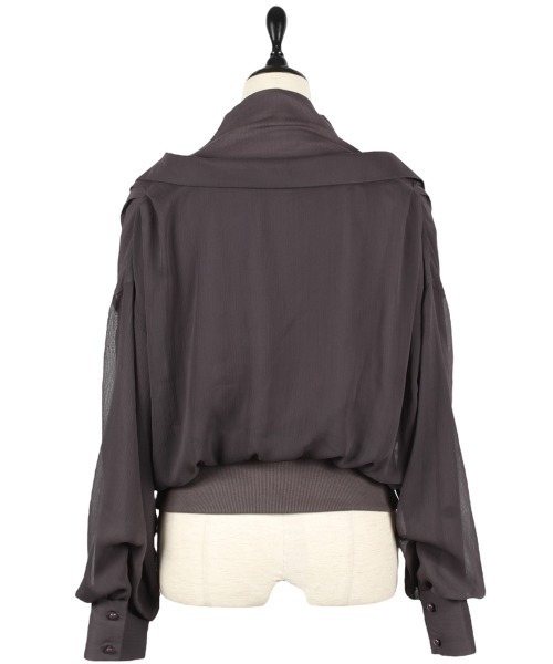 12Twelve Agenda（トゥエルブ アジェンダ） ブラウス シャツ シアー