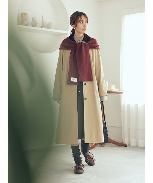 Mila Owen（ミラオーウェン） ステンカラーコート コート Aライン