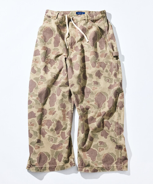 NAUTICA（ノーティカ） パンツ スーパーワイド カーブシルエット カモ