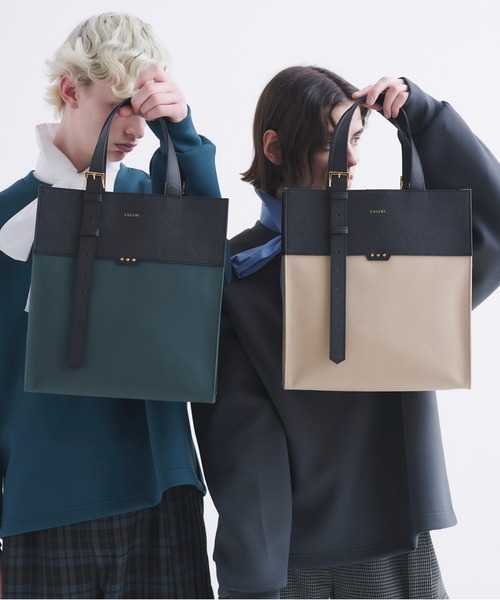 CULLNI（クルニ） トートバッグ Leather Belt Handle ＆ Canvas