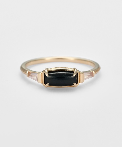 agete（アガット） 指輪 リング K5ジェット／クォーツリング