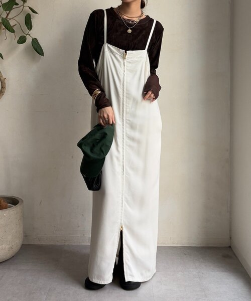 DouDou（ドゥドゥ） ワンピース リヨセルデニムジャンスカ : ZOZOTOWN