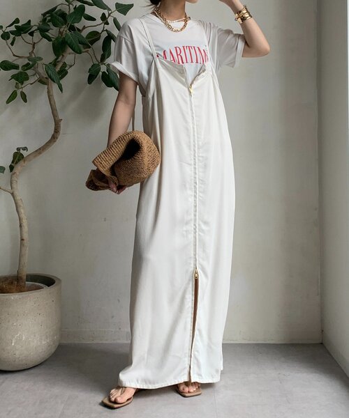 DouDou（ドゥドゥ） ワンピース リヨセルデニムジャンスカ : ZOZOTOWN