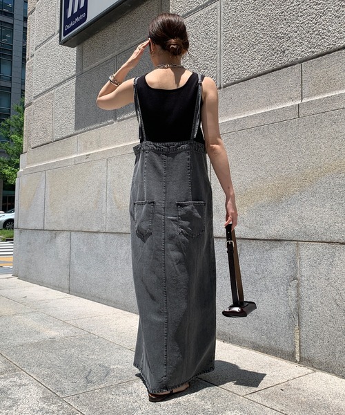 DouDou（ドゥドゥ） ワンピース リヨセルデニムジャンスカ : ZOZOTOWN