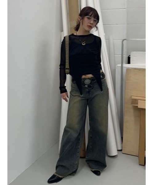 LAGUA GEM（ラグアジェム） ジーンズ デニム デニムパンツ CUT OFF