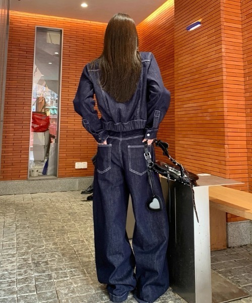 ViViDAY セットアップ 「上下2点セット」デニムジャケット＋デニム