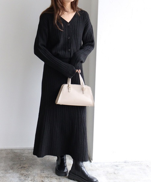 Pierrot（ピエロ） セットアップ カーディガンスカートセットアップ