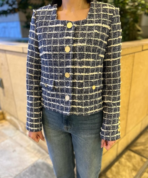 PINKY&DIANNE（ピンキー アンド ダイアン） ジャケット ノーカラー