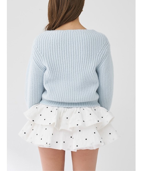 Darich（ダーリッチ） ニット セーター ファンシービーズDDロゴ