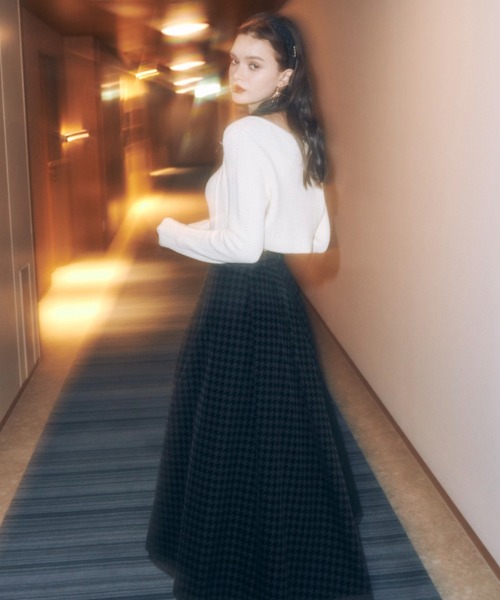 EIMY ISTOIRE（エイミーイストワール） スカート フロッキープリント