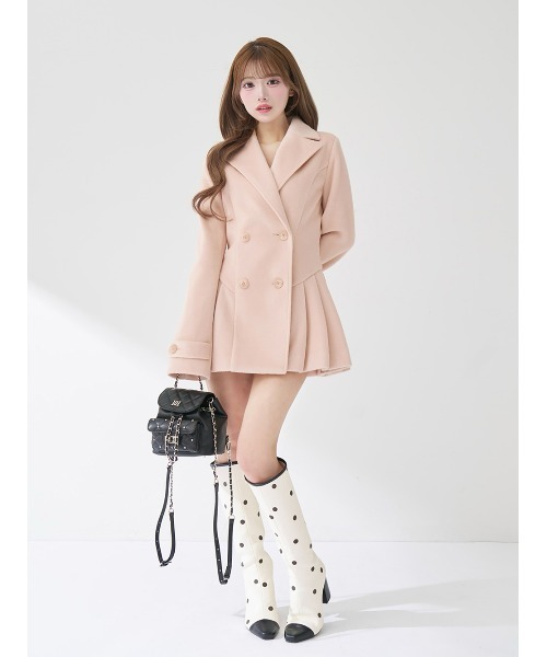 Darich（ダーリッチ） ブーツ バイカラードットロングブーツ