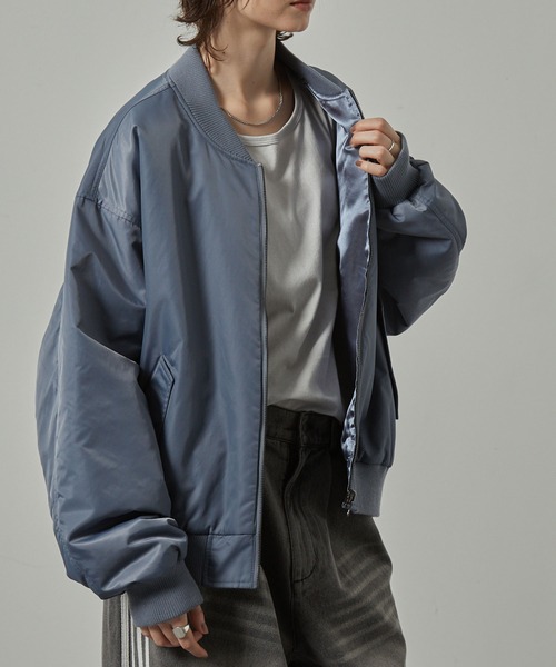 ma1 ma-1 「Alfred Alex」リバーシブルボンバースカジャンMA-1 メンズ