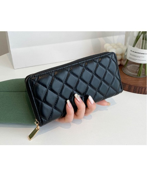 Sakka 財布 キルティング フルジップ長財布 レディース メンズ