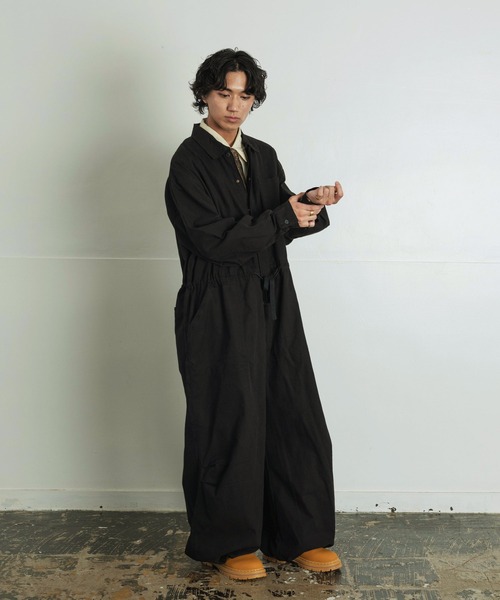 Aphlotus オールインワン ジップアップ 5ポケット ミリタリージャンプ