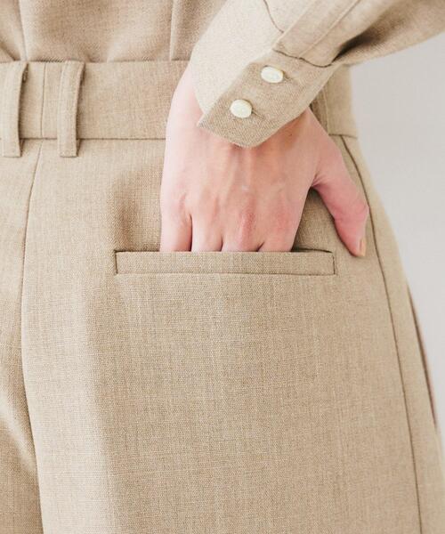UNTITLED（アンタイトル） パンツ 「セットアップ可能」リネンライク