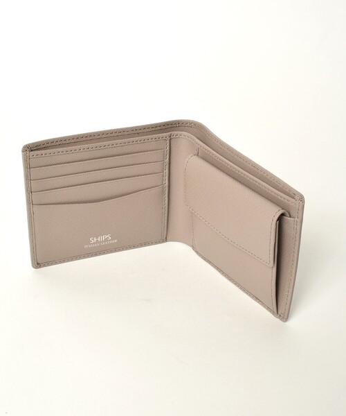 SHIPS（シップス） 財布 SHIPS:「SAFFIANO LEATHER」 イタリアンレザー