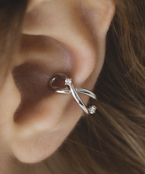 Canal4℃（カナルヨンドシー） イヤーカフ シルバー イヤーカフ/片耳用