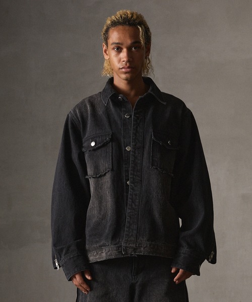 GRANCY デニムジャケット gジャン 「GRANCY」ZipDesign DenimShirt