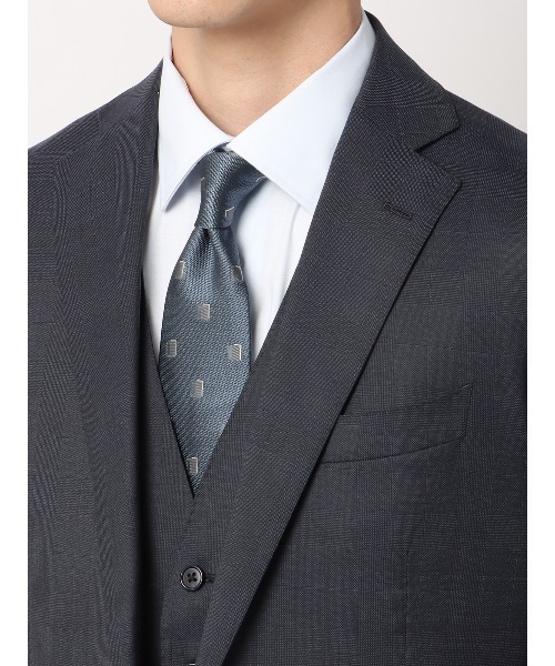 セットアップ スーツ スリーピース フォーマル兼用 2つボタン グレン