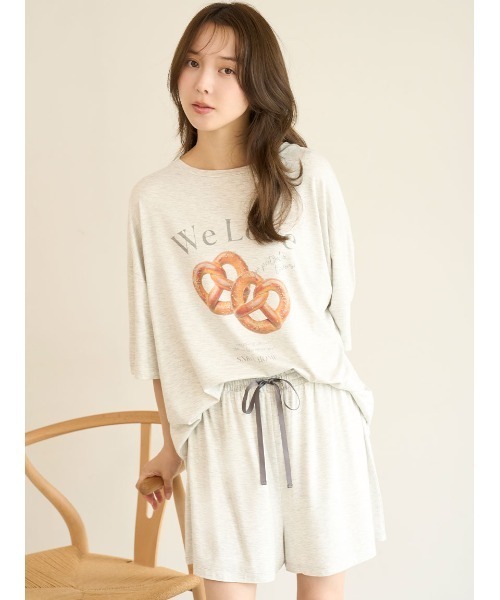 SNIDEL HOME パジャマ ルームウェア 「接触冷感」オーバーサイズカット
