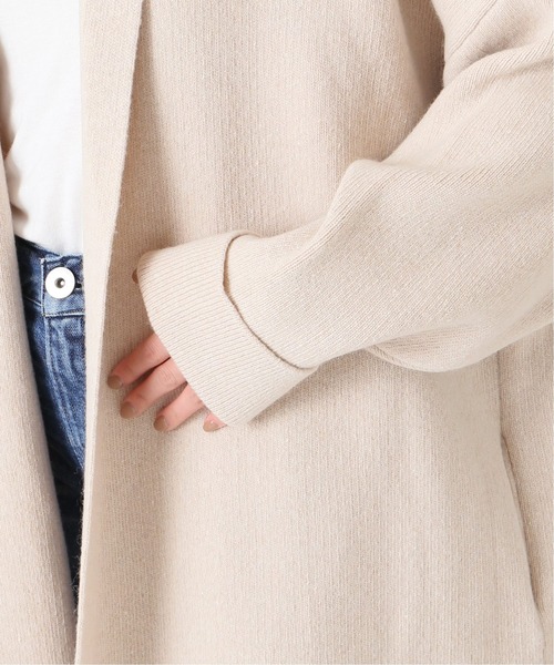 IENA（イエナ） アウター ウールカシミヤニットガウンコート