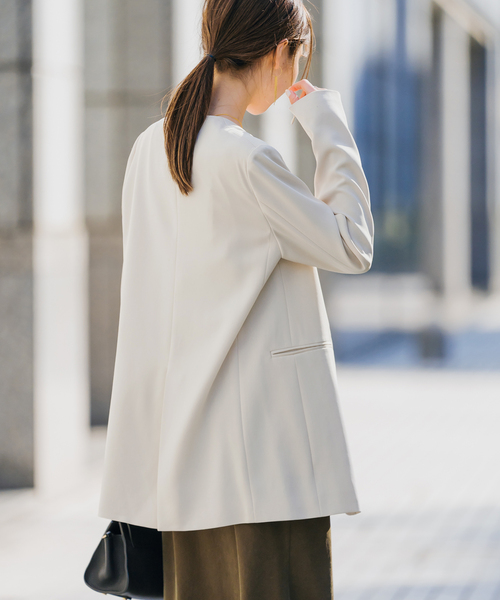 NOBLE（ノーブル） ジャケット ノーカラージャケット 「追加2