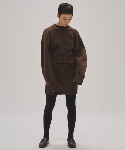 TODAYFUL ニット セーター Wool 100% Raglan Knit レディース