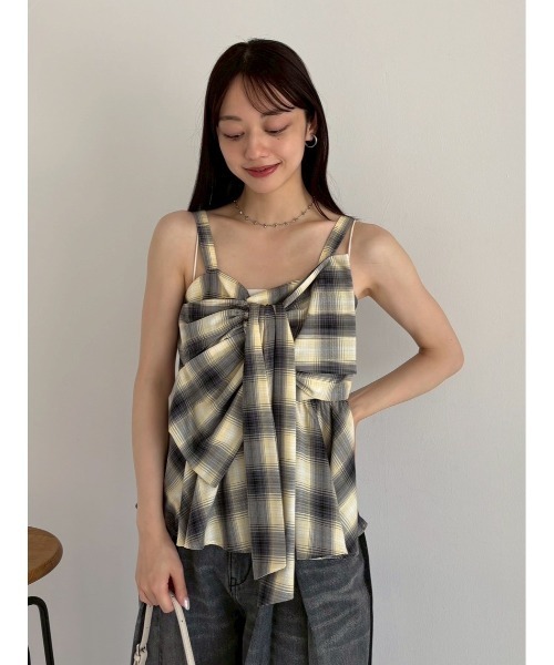 FRAY I.D（フレイ・アイディー） キャミソール オンブレラメチェック