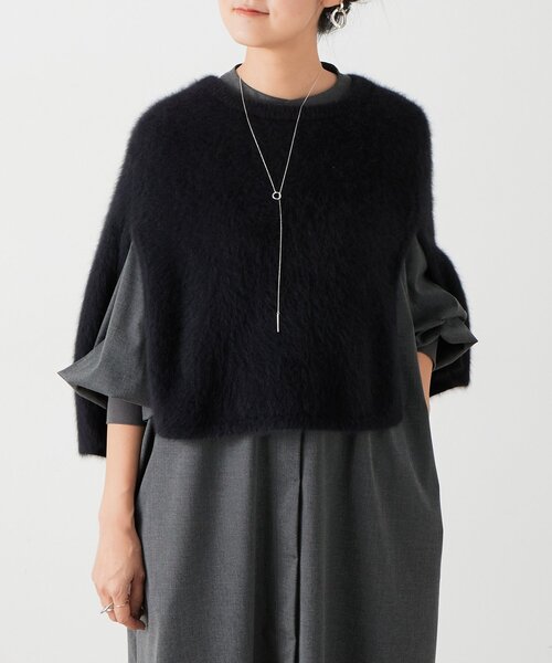 BEARDSLEY（ビアズリー） ニット セーター ファーニットポンチョ