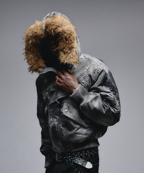 ANDER HUNK ブルゾン アウター Faded N2B Flight Jacket / フェードN2B