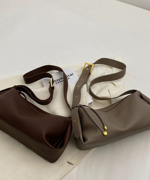 ショルダーバッグ バッグ フェイクレザーショルダーバッグ レディース