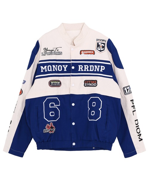 ブルゾン アウター 2WAYレーシングジャケット レディース メンズ