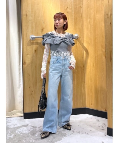 SLY（スライ） キャミソール BALLON SLEEVE CAMI BUSTIER バルーン