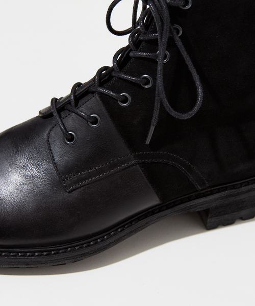 alfredoBANNISTER（アルフレッドバニスター） ブーツ ベロア切替