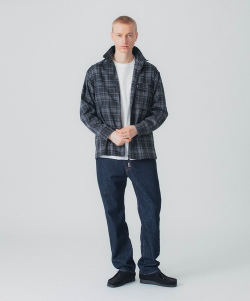 SILAS（サイラス） シャツ FULL ZIP PLAID SHIRT メンズ レディース