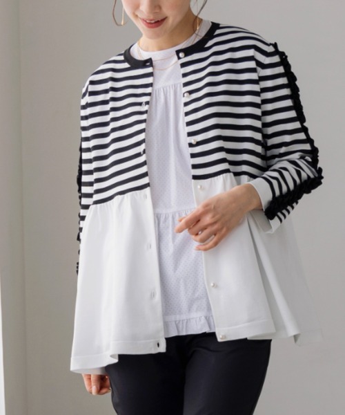 Sono（ソーノ） ニット セーター 「SONO/ソーノ」3Dペプラム