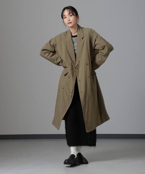 NANO universe（ナノ・ユニバース） ステンカラーコート コート 撥水