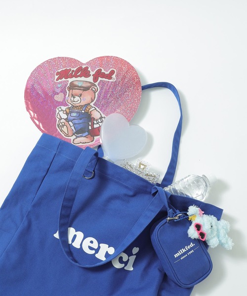 MILKFED.（ミルクフェド） トートバッグ MERCI LOGO TOTE レディース