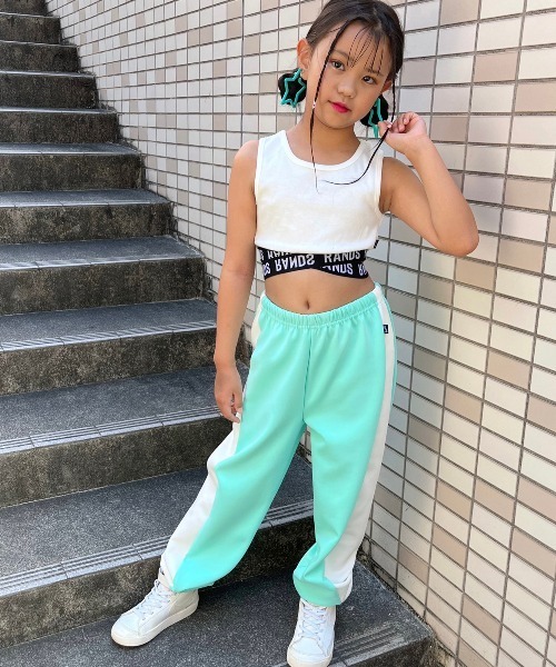 RandS/R パンツ 配色ジャージパンツ キッズ 子供服 男の子 女の子
